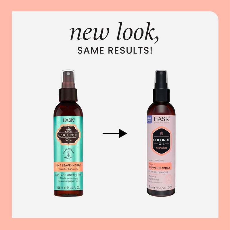 HASK بخاخ هاسك زيت جوز الهند 5 في 1 175 مل - Image 2